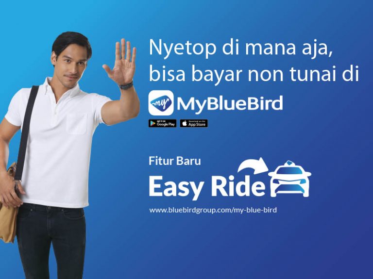 Kemudahan Baru Bagi Pelanggan Blue Bird: Stop Taksi Dimana Saja, Bayar Melalui Aplikasi
