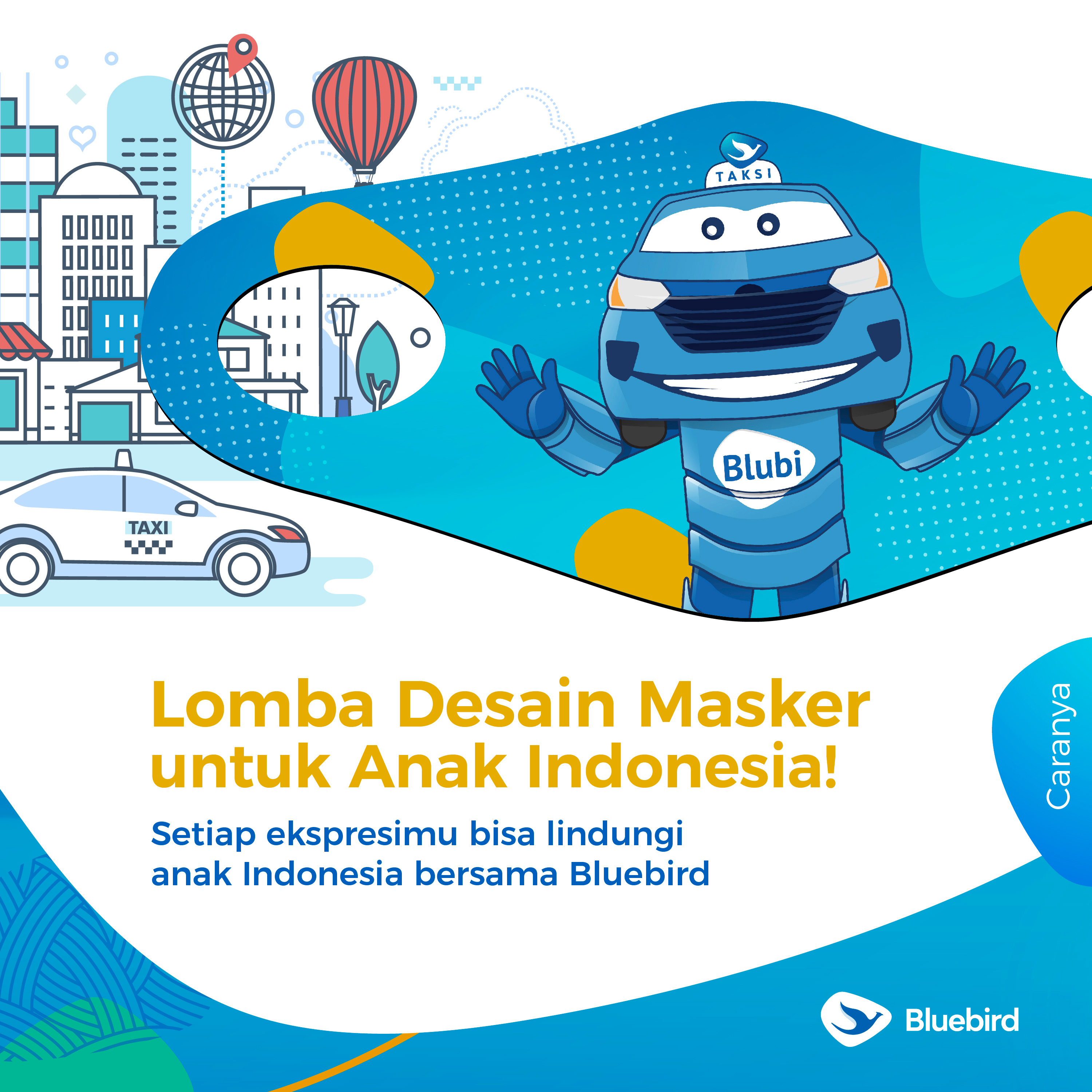 Lomba Design #Birdbagi Masker Anak Indonesia