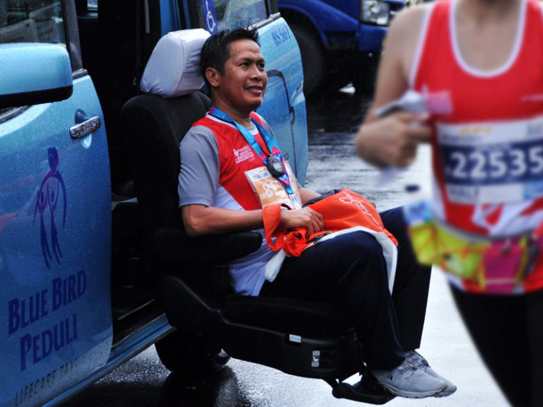 Blue Bird, Official Transportation Partner Mandiri Jakarta Marathon 2016