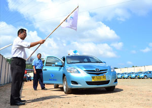 Blue Bird Taxi start operating at Batam City