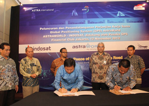 Pusaka GPS Held Collaboration with PT Astra International Tbk – AstraWorld and Indosat