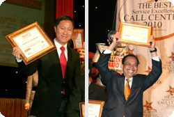 Call Center Award 2010 for Blue Bird and Silver Bird