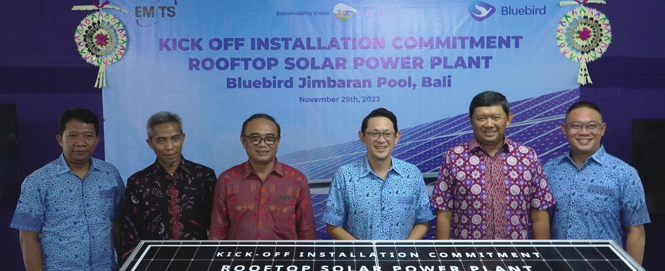 Bluebird Perluas Instalasi Solar Panel di Bali  untuk Mendukung Mobilitas yang Berkelanjutan